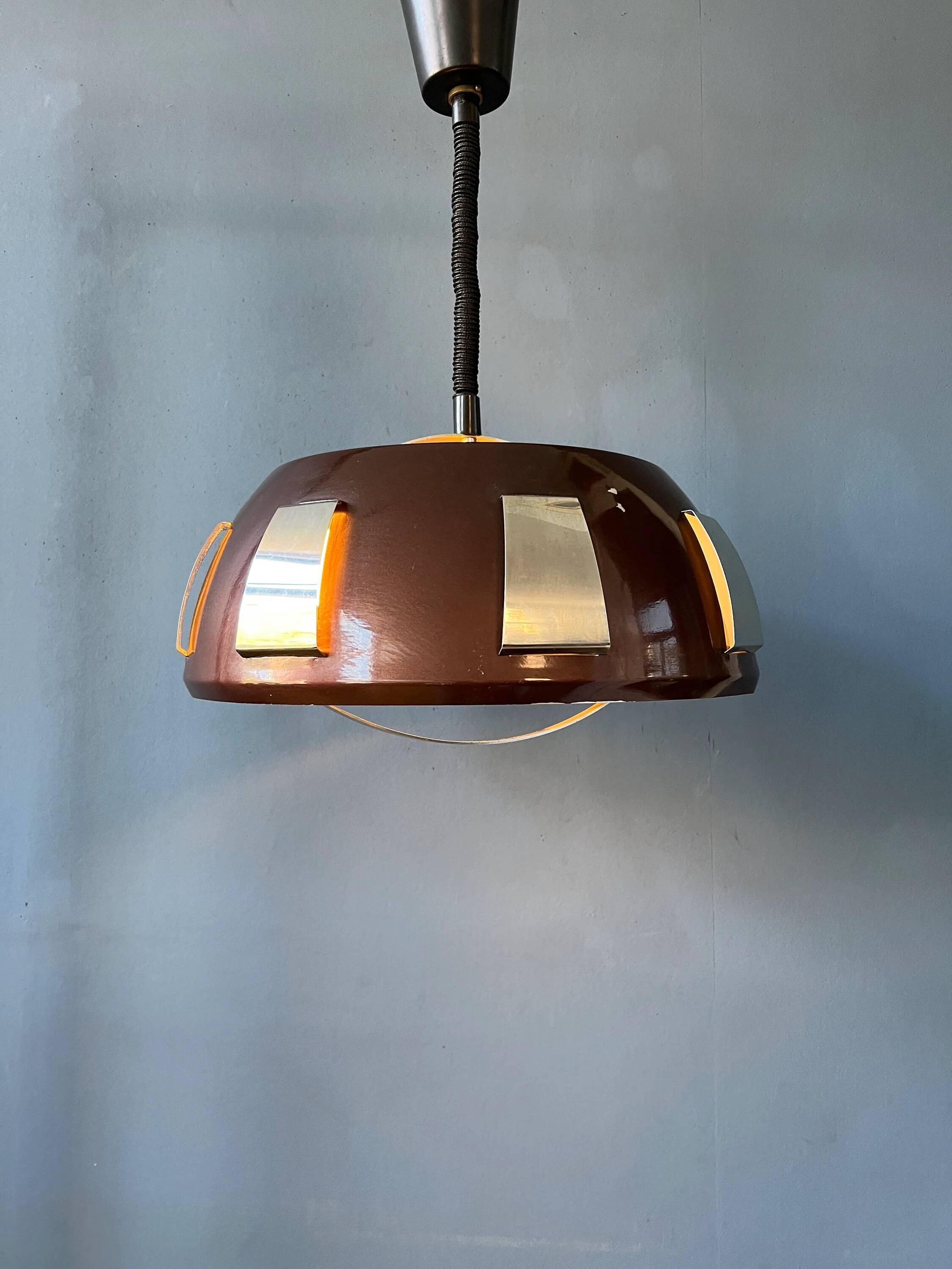 Vintage Lakro Amstelveen suspension - Space Age hanging lamp