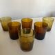 Set de 6 verres de Biot 1960