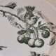 P.Luce Paris 5 Flat plates in Iron Earth bird décor