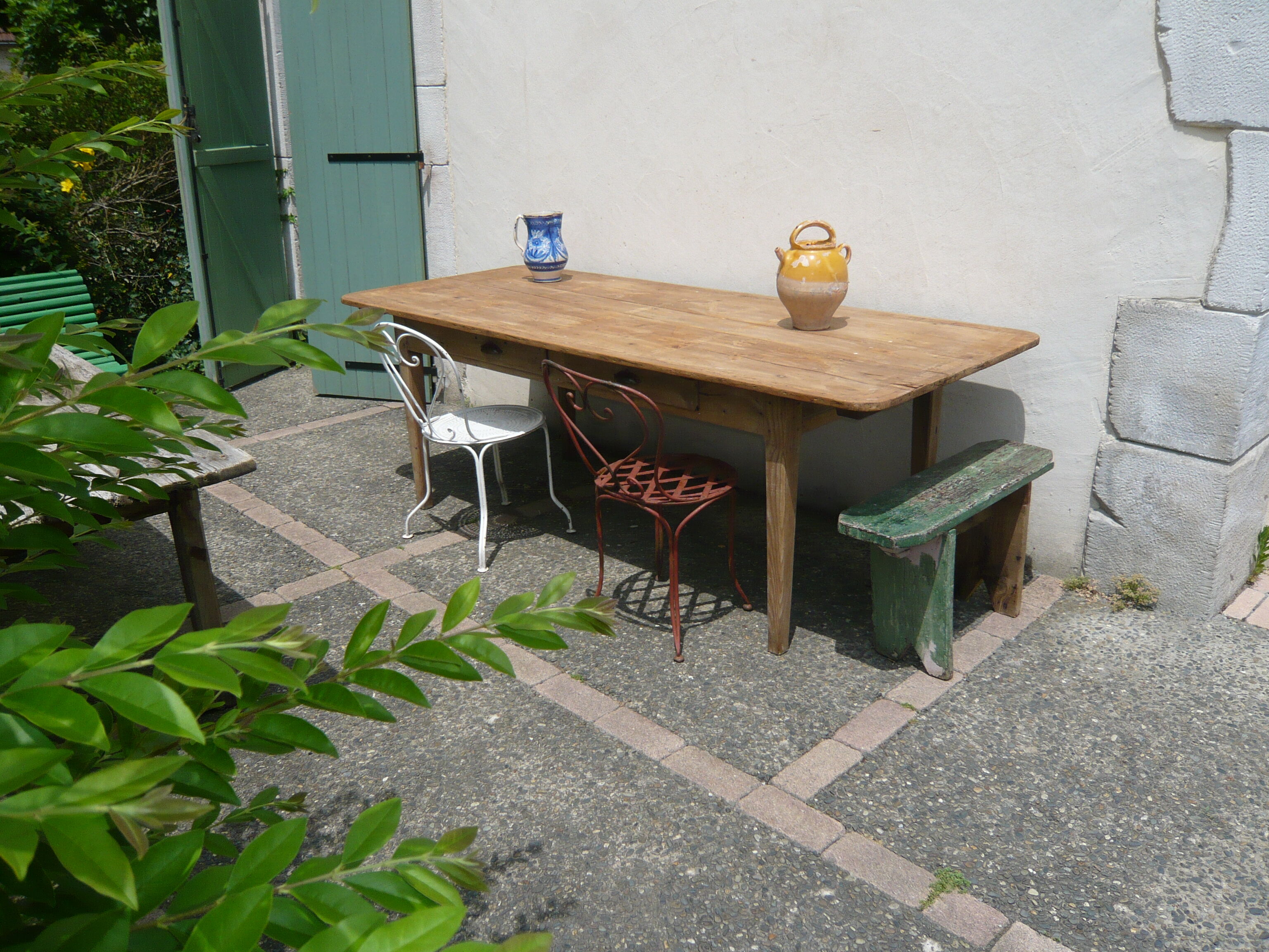 Old farm table