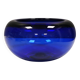 Blue PROVENCE bowl designed by Per Lütken for Holmegaard Glassworks 1955 Denmark