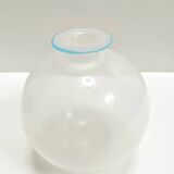 Murano Glass Vase by Ercole Barovier for Barovier & Toso with White Canes,