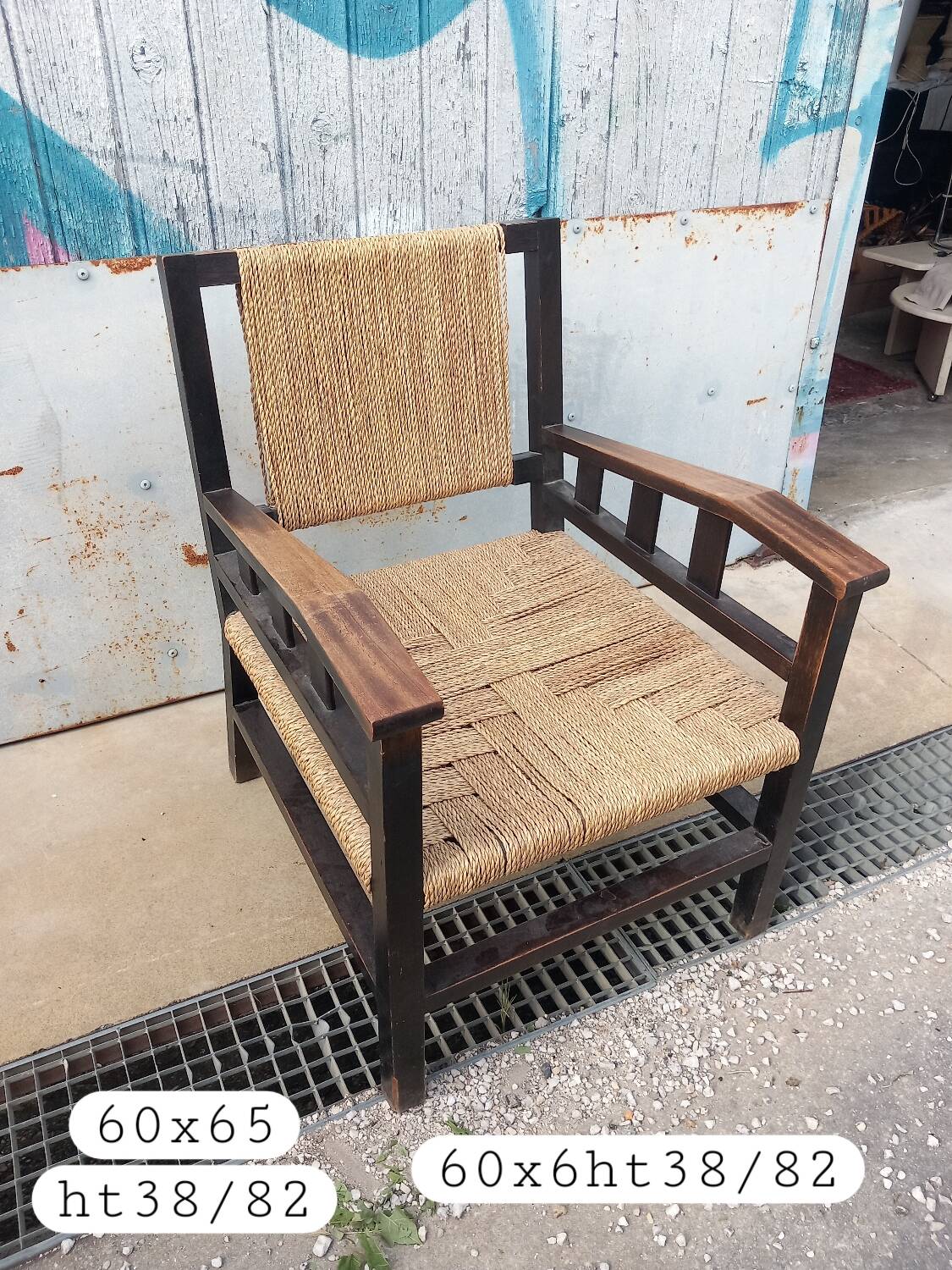 Francis Jourdain rope armchair