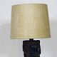 Table lamp "Climbing Women", partially glazed stoneware, by Sys M