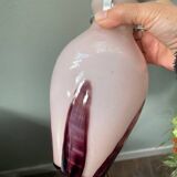 Vintage blown glass lamp base from the 1930s