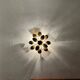 Floral Hollywood Regency Wall or Ceiling Lamp by Hans Kögl