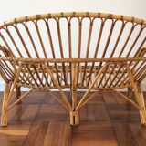 Rattan bench