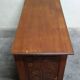 Carved pine sideboard, mountain folk art, 1950s