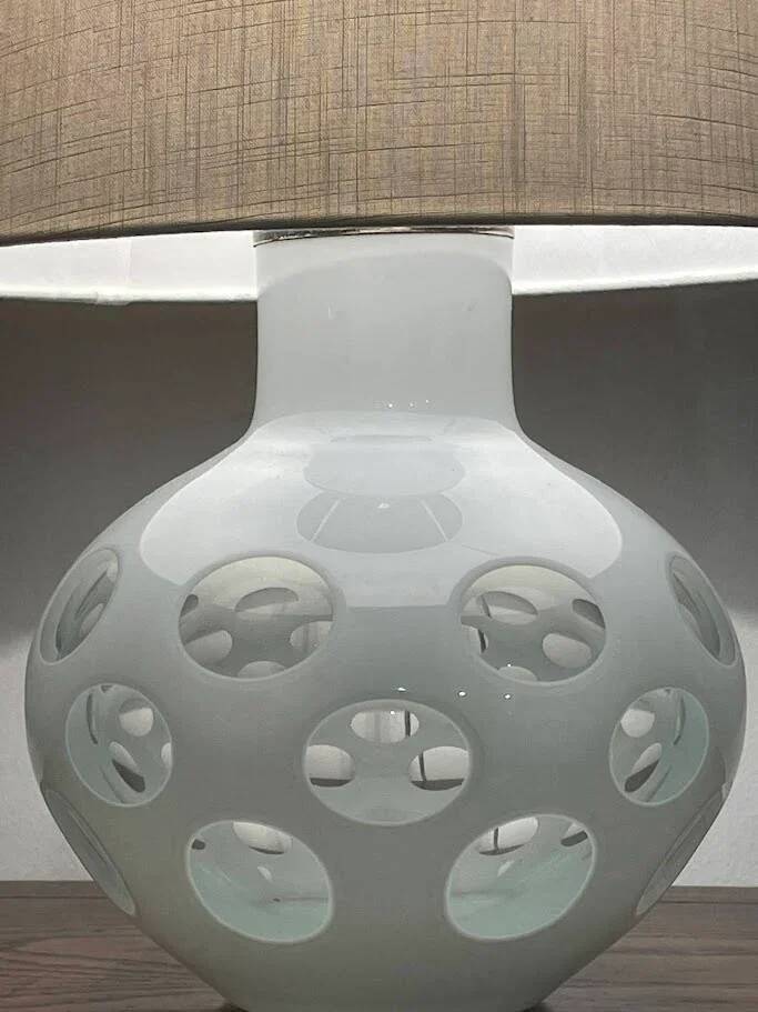 Carlo Nason glass table lamp for Mazzega Italy 1970s