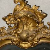gilded wood mirror