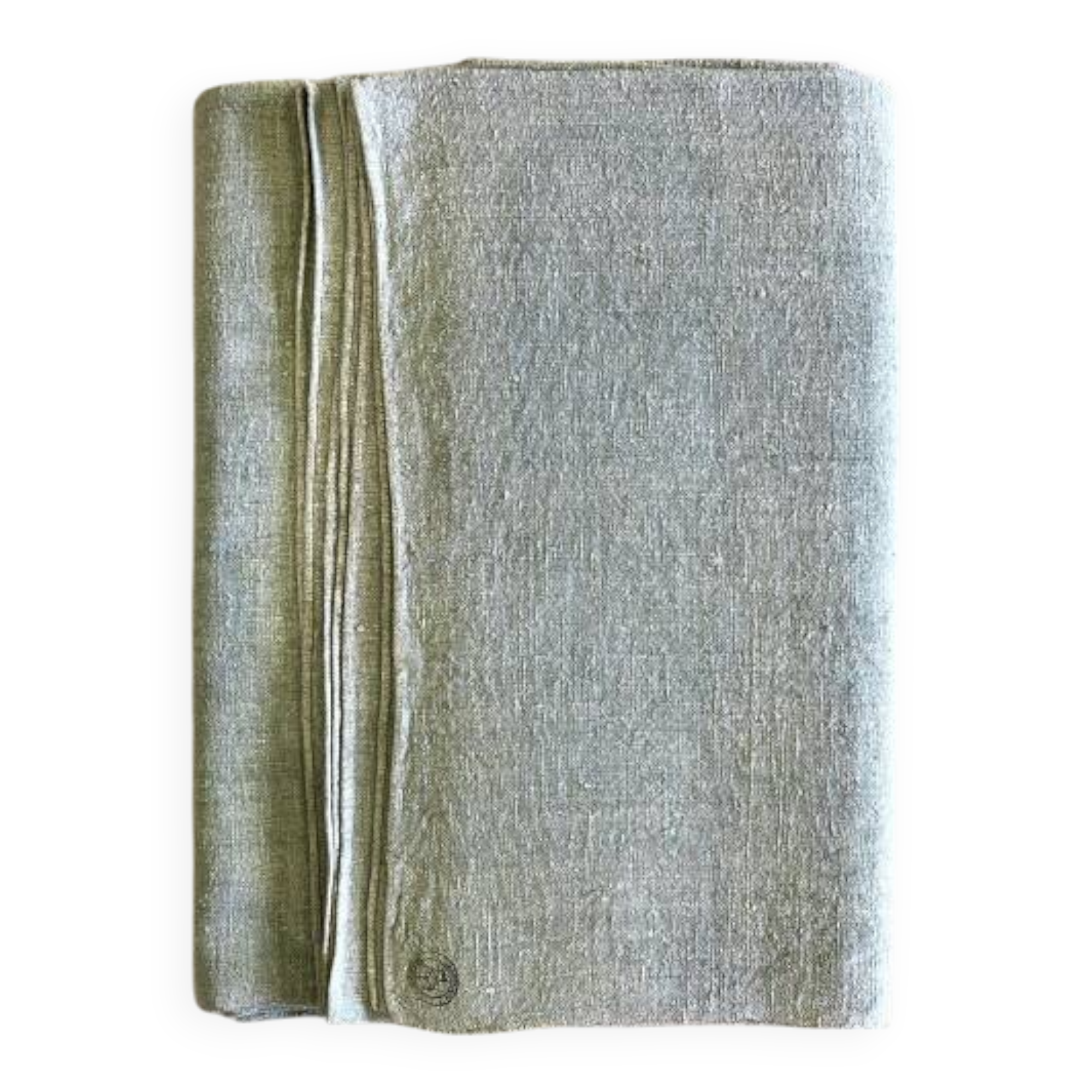 Celadon Dyed Pure Hemp Vintage Tablecloth