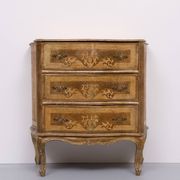 Commode florentine vintage en bois italienne des années 1970