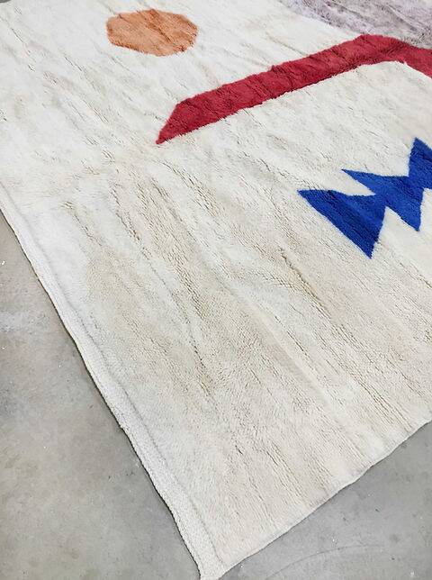 Traditional handmade Beni Ouarin rug size 150 x 250 cm
