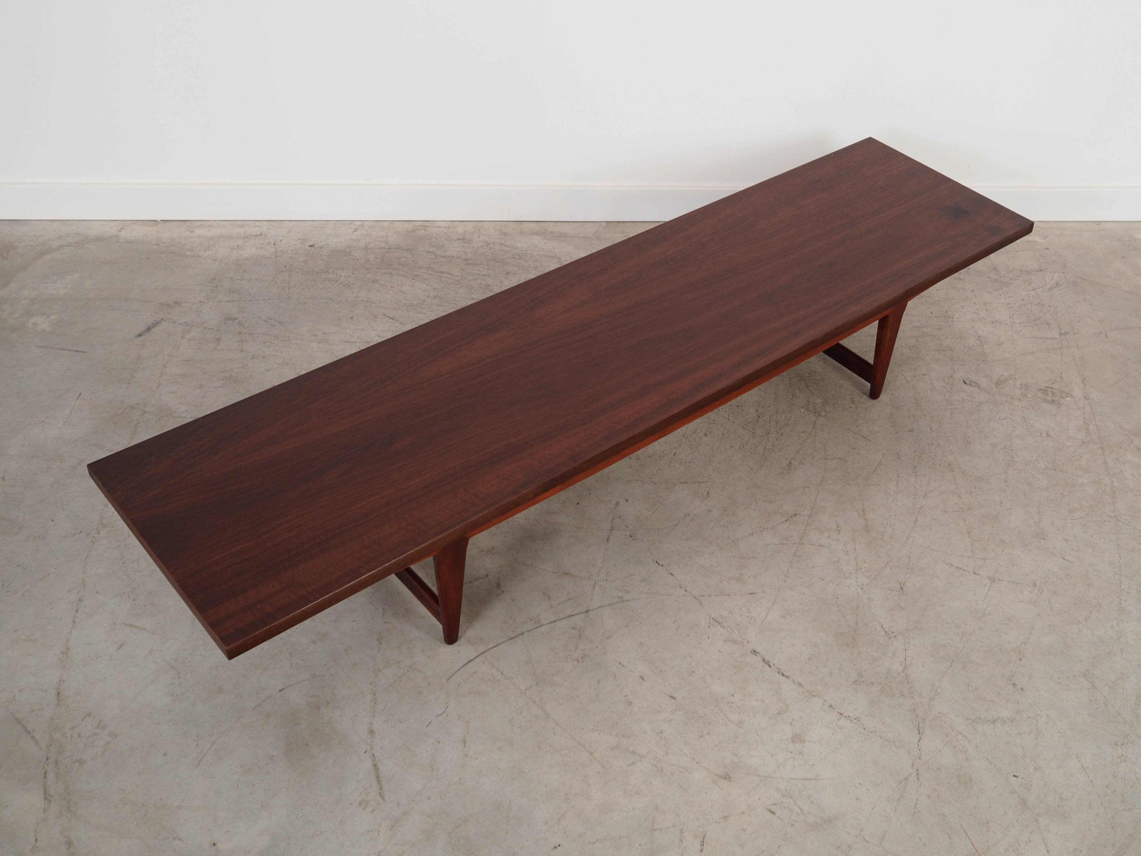 Teak lowboard, Danish design, 1980s, made in Denmark