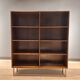 Vintage rosewood bookcase designed by Omann Jun