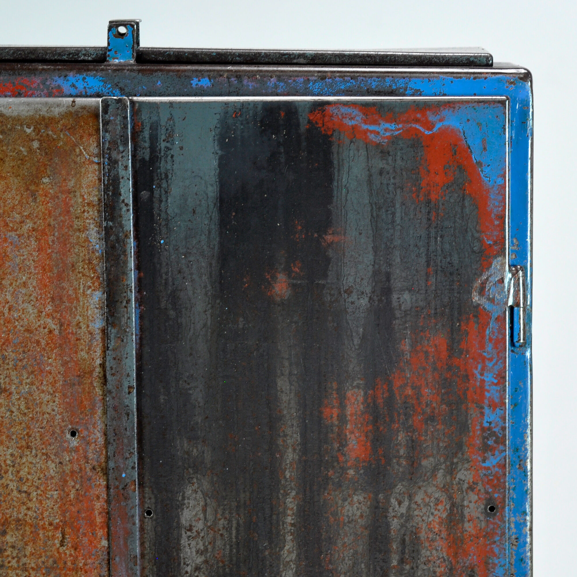 Iron industrial cabinet, 1970s