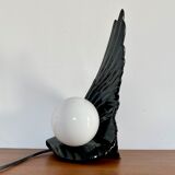 Ceramic wing lamp and globe