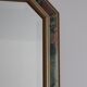 Miroir biseauté en bois peint vintage