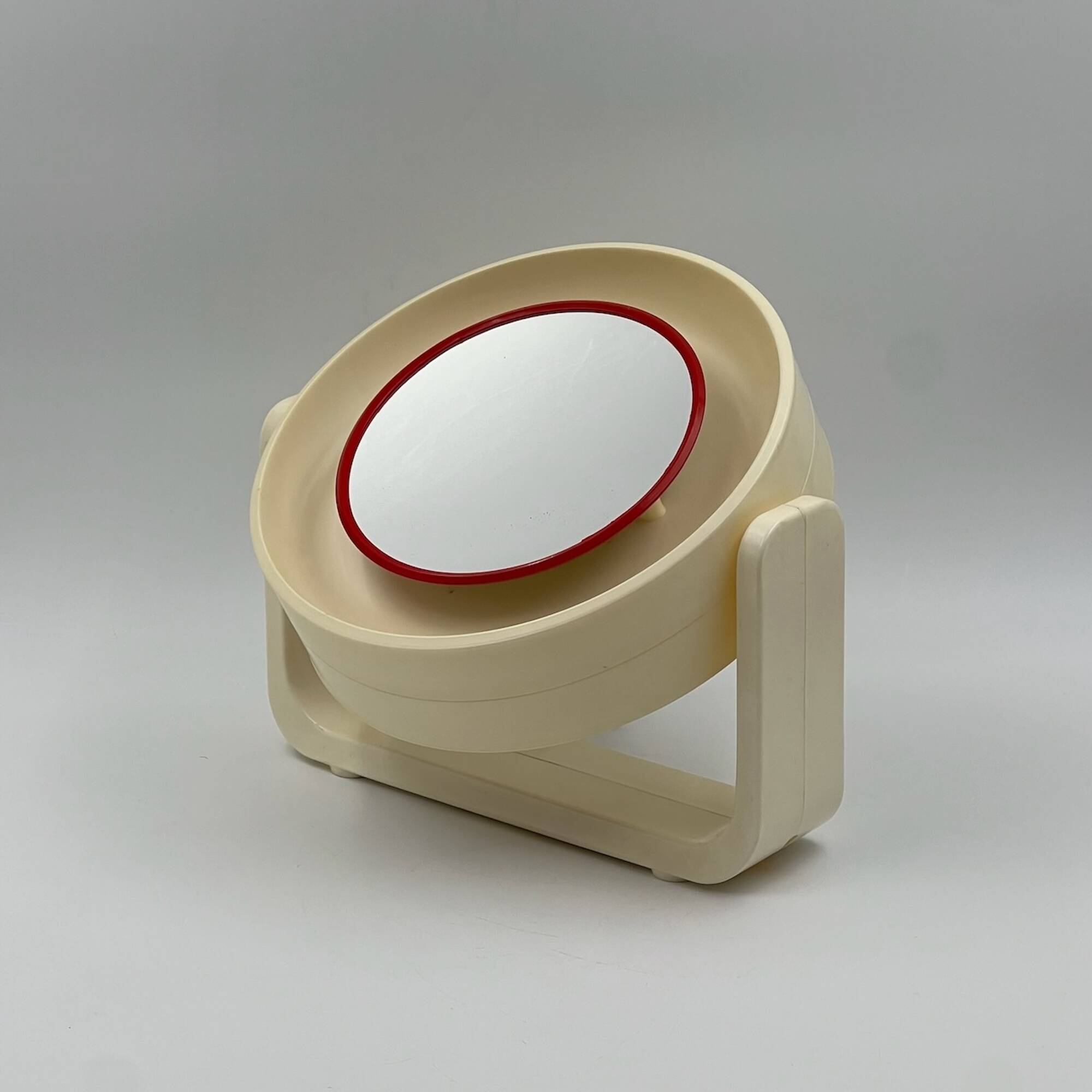 Rare 1960s Space Age Mirror with Light - Vintage Design by Allstar Germany