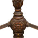 Fine victorian aesthetic movement cast iron umbrella stand
