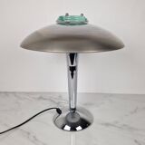 Vintage Chrome & Glass Table Lamp – Space Age Style