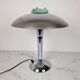 Vintage Chrome & Glass Table Lamp – Space Age Style
