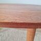 Table basse vintage plateau ovale scandinave