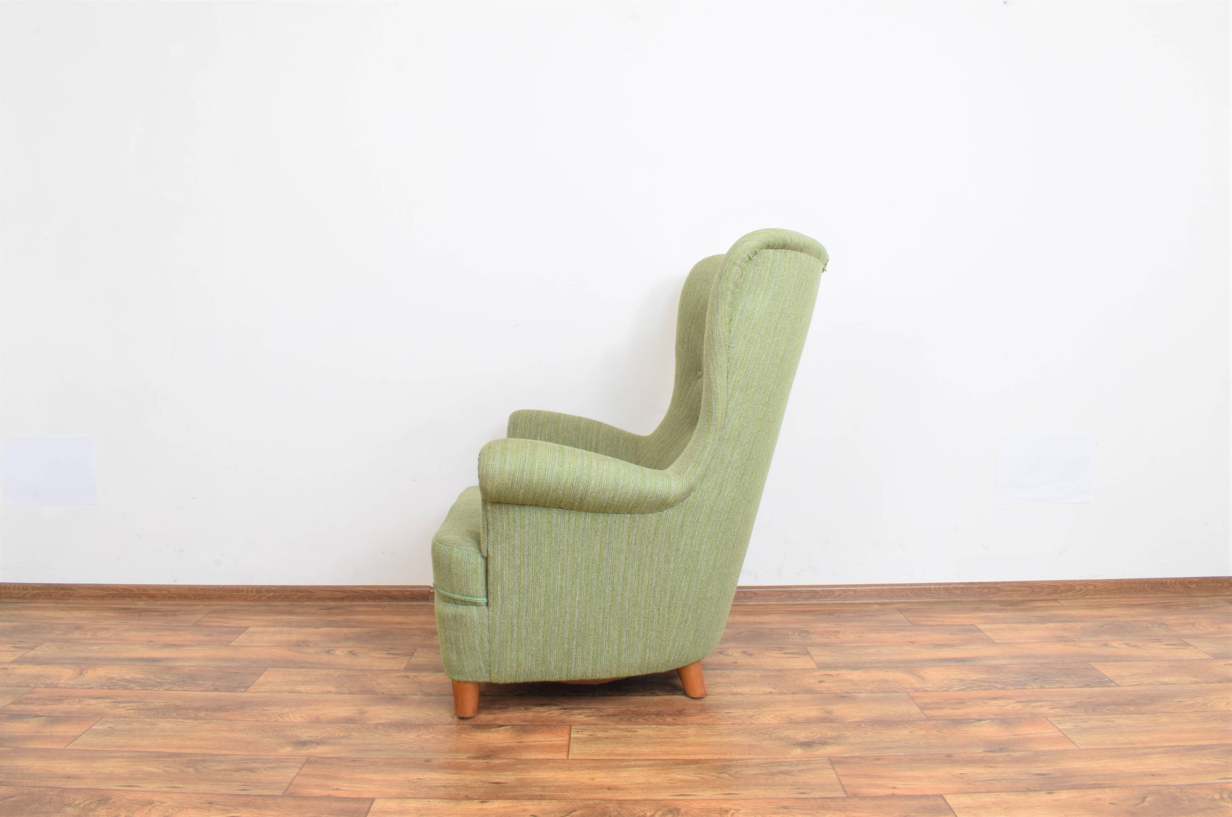 Mid-Century Swedish Teak Armchair, 1960s.