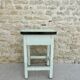 Wooden chest stool and Formica from the 60s