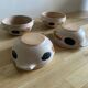 4 vintage Marais pottery bowls
