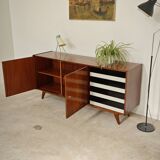Black and white U 460 sideboard by Jiri Jiroutek for Interier Praha 1960