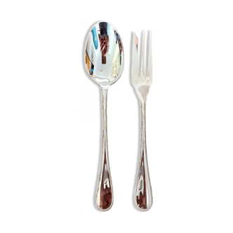 Christofle pearls, stew serving cutlery 25cm