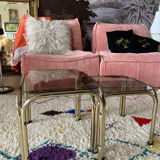 Duo of pull-out tables