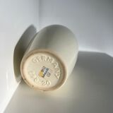 Oblong vase in white ceramic Vintage Habitat