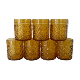 Set of seven drinks pineapple vintage