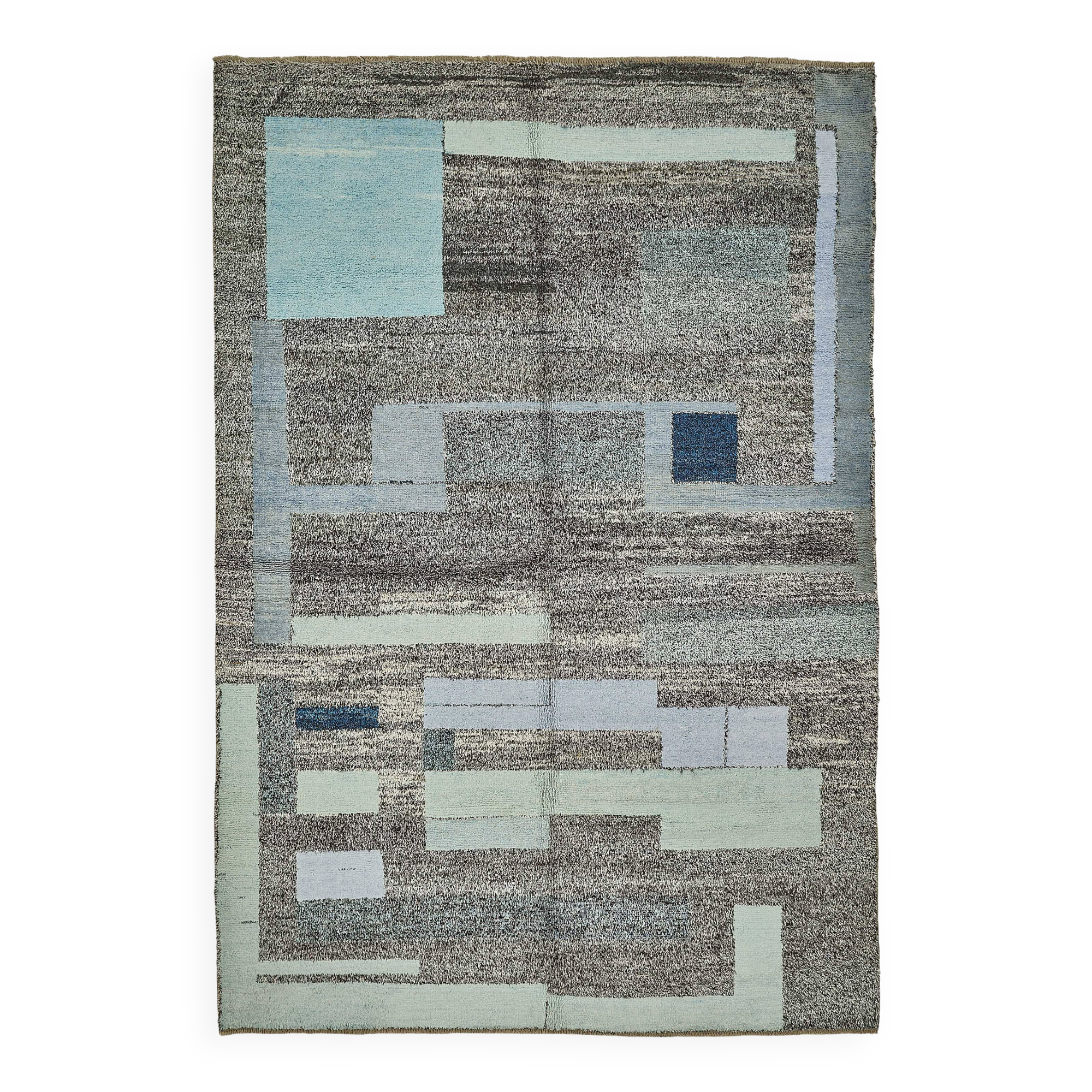Handwoven Turkish Recycled Boho Rug 253 cm x 373 cm