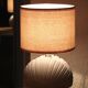 Ceramic shell lamp, 80s