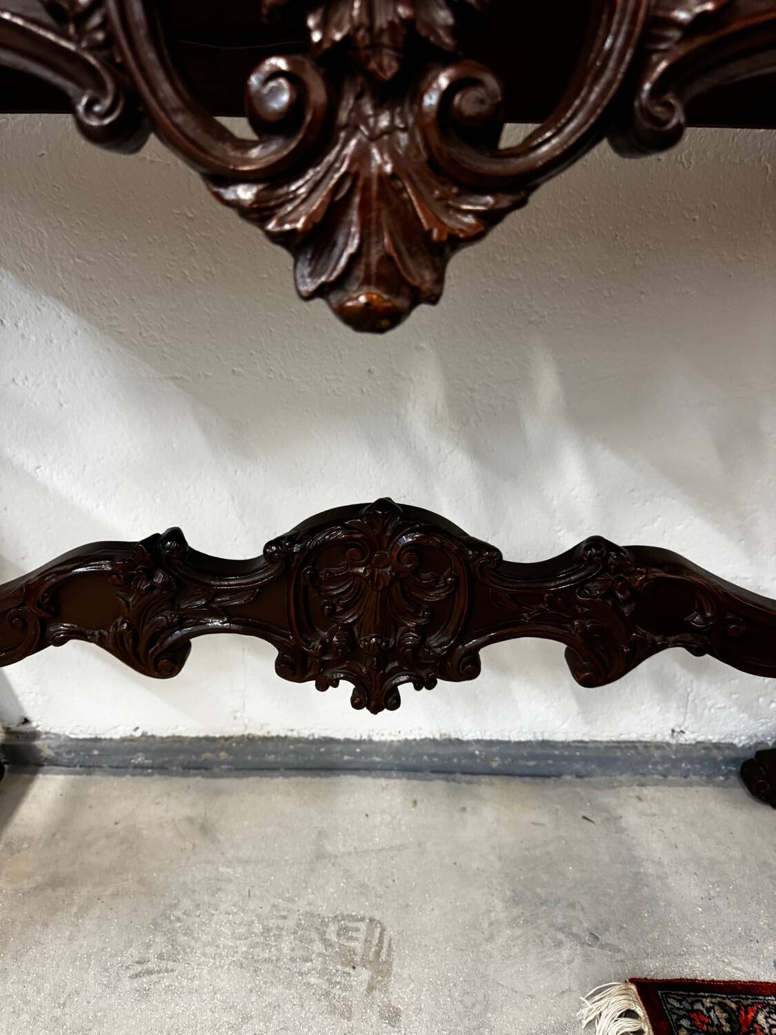 19th-century Louis XVI style wooden console