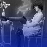 Nude photography back woman Belle Époque - 1920