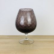 Empoli vase Italian purple glass 30 cm