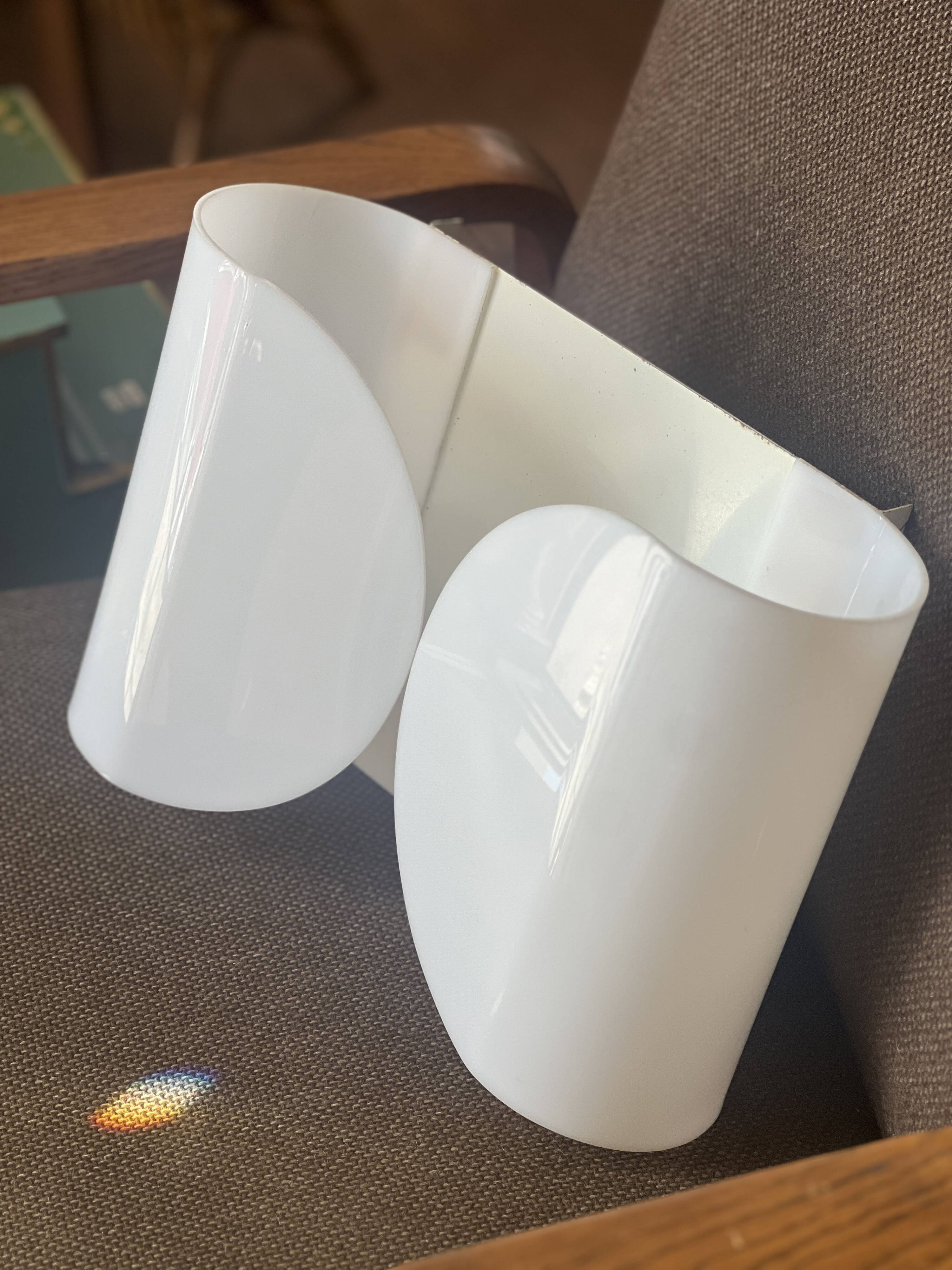 White Foglio Wall Light