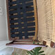 Sofa Series 400 Mid-Century in Teak with Rattan Backrest by Hartmut Lohm