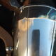 Coffee service, art tea in art deco silver metal