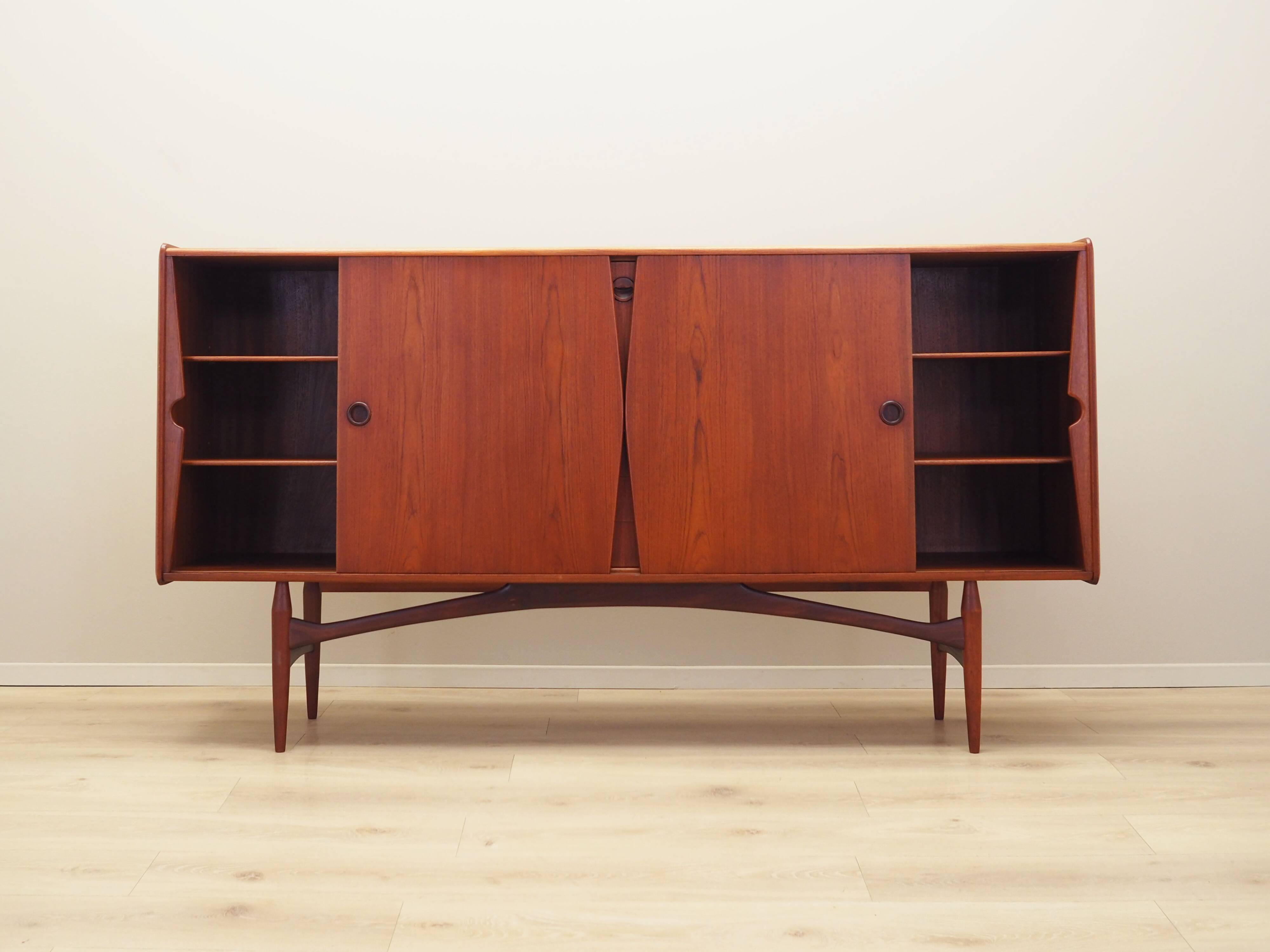 High teak sideboard, Danish design, 1970s, production: Denmark