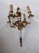 Antique Louis XVI Bronze Chandelier with acanthus quiver suspension
