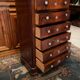Chest of drawers with 6 drawers mahogany style Restoration