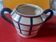 Sugar bowl with handles, Basque decoration, without its lid.
