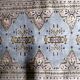 Vintage Uzbek Bukhara handmade rug 95 cm x 147 cm 1950s