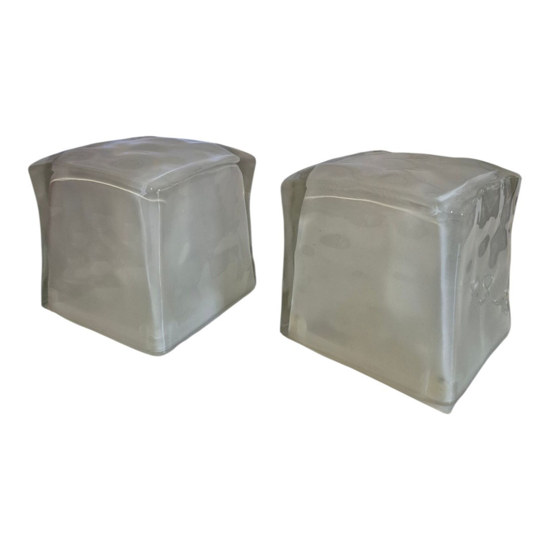 Ice cube IKEA lamp glass Iviken 1990s
