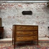 Louis XVI style mahogany chest of drawers